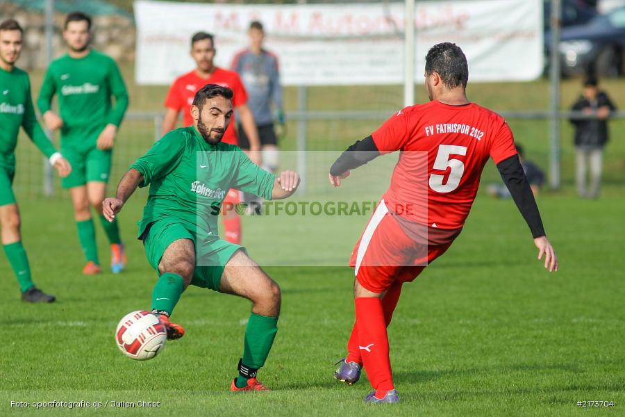 Murat Cebi, Adnene Elouaer, 23.10.2016, Fussball, Derby, FV Karlstadt II, FV Fatihspor Karlstadt - Bild-ID: 2173704