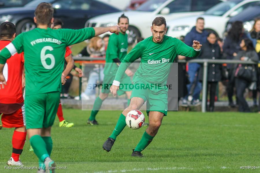 Dominik Höfling, 23.10.2016, Fussball, Derby, FV Karlstadt II, FV Fatihspor Karlstadt - Bild-ID: 2173705 Dominik Höfling, 23.10.2016, Fussball, Derby, FV Karlstadt II, FV Fatihspor Karlstadt - Bild-ID: 2173705