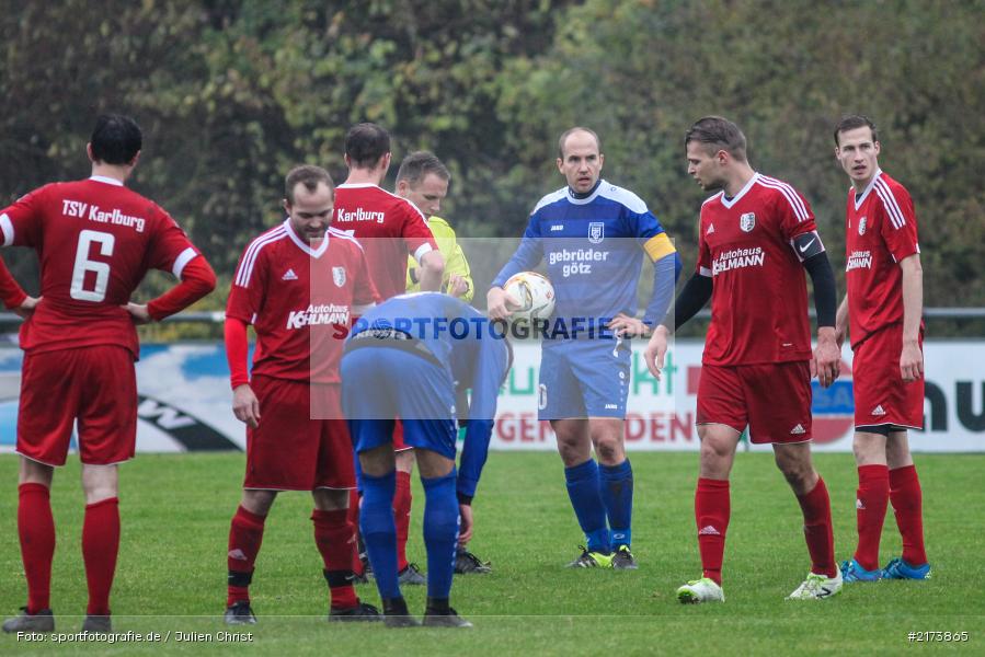 05.11.2016, Fussball, Landesliga Nordwest, TG Höchberg, TSV Karlburg - Bild-ID: 2173865