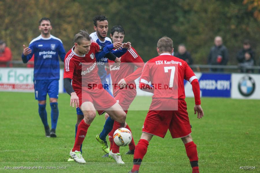 05.11.2016, Fussball, Landesliga Nordwest, TG Höchberg, TSV Karlburg - Bild-ID: 2173904