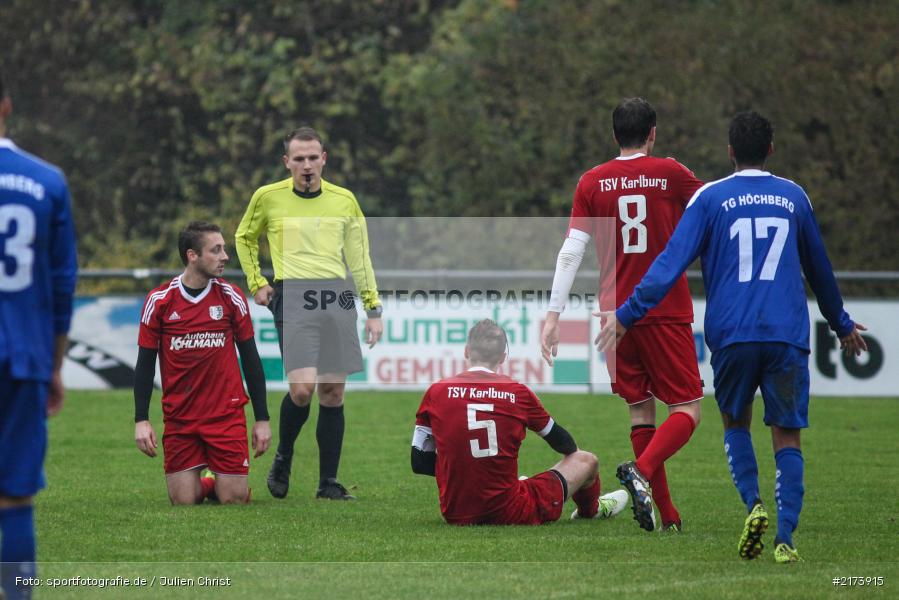 05.11.2016, Fussball, Landesliga Nordwest, TG Höchberg, TSV Karlburg - Bild-ID: 2173915
