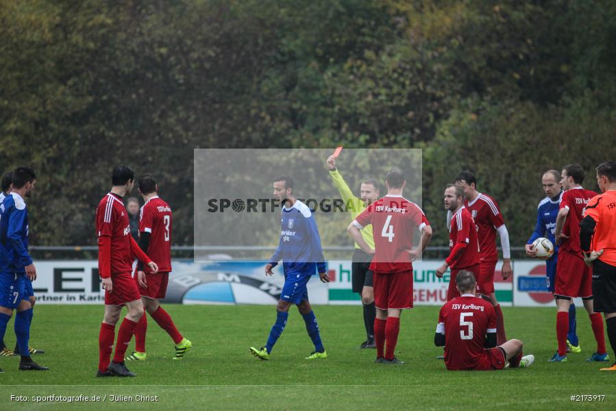 05.11.2016, Fussball, Landesliga Nordwest, TG Höchberg, TSV Karlburg - Bild-ID: 2173917