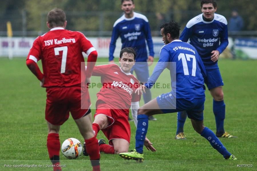 05.11.2016, Fussball, Landesliga Nordwest, TG Höchberg, TSV Karlburg - Bild-ID: 2173920