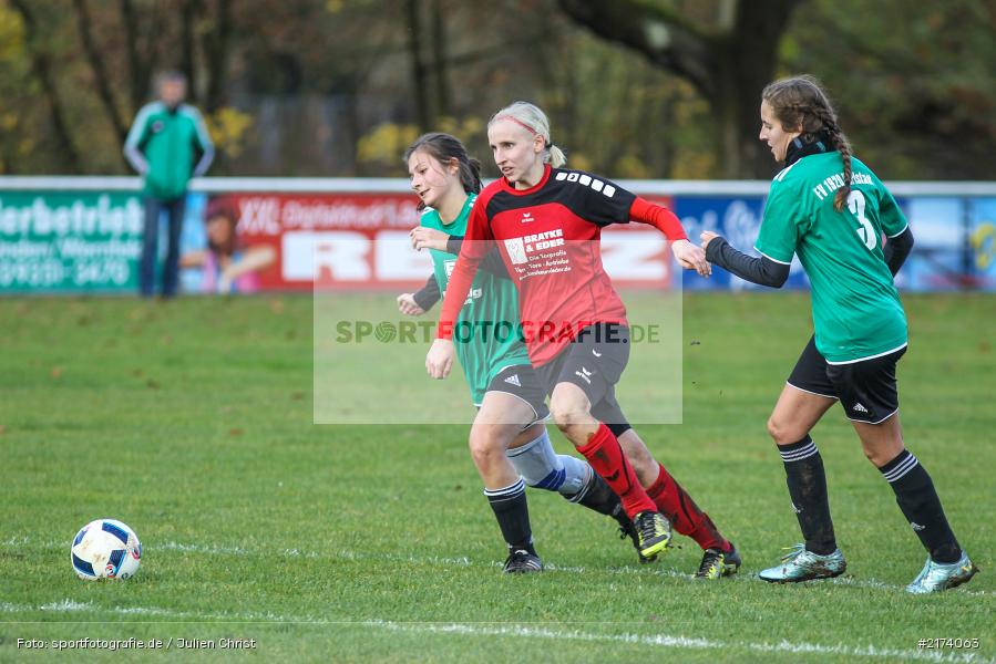 Fussball, 06.11.2016, Kreisliga Frauen, DJK Schondra, FV Karlstadt - Bild-ID: 2174063 Fussball, 06.11.2016, Kreisliga Frauen, DJK Schondra, FV Karlstadt - Bild-ID: 2174063
