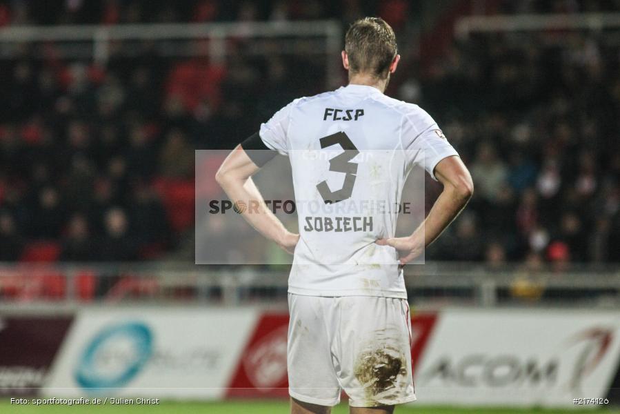 Lasse Sobiech, 2. Bundesliga, 07.11.2016, Würzburg, flyeralarm Arena, FC St. Pauli, FC Würzburger Kickers - Bild-ID: 2174126