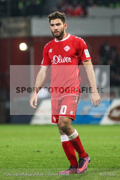 Nejmeddin Daghfous, 2. Bundesliga, 07.11.2016, Würzburg, flyeralarm Arena, FC St. Pauli, FC Würzburger Kickers - Bild-ID: 2174133