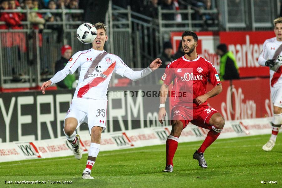 2. Bundesliga, 07.11.2016, Würzburg, flyeralarm Arena, FC St. Pauli, FC Würzburger Kickers - Bild-ID: 2174145