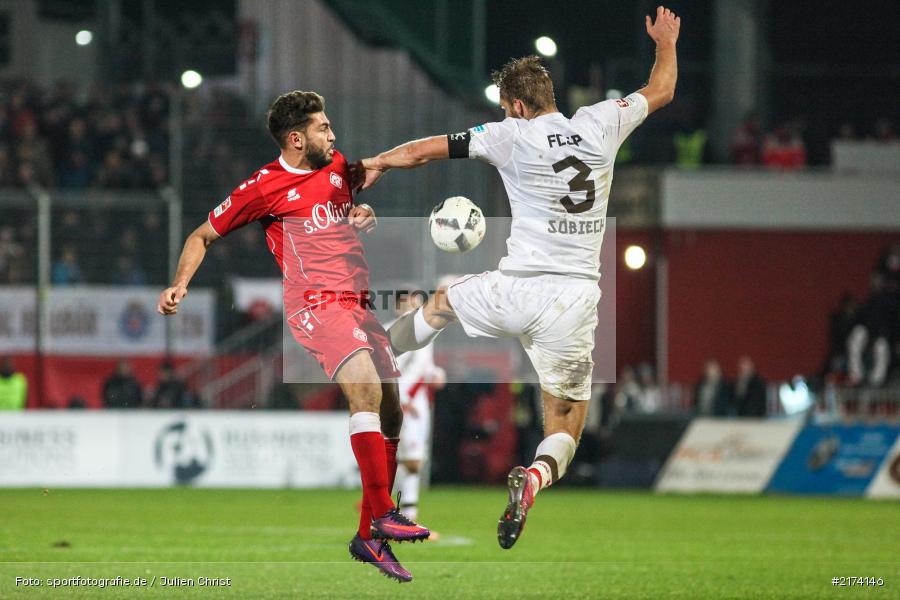2. Bundesliga, 07.11.2016, Würzburg, flyeralarm Arena, FC St. Pauli, FC Würzburger Kickers - Bild-ID: 2174146