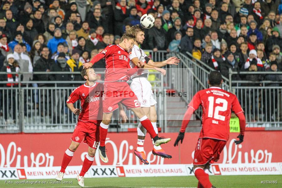 07.11.2016, Würzburg, flyeralarm Arena, 2. Bundesliga, FC St. Pauli, FC Würzburger Kickers - Bild-ID: 2174185