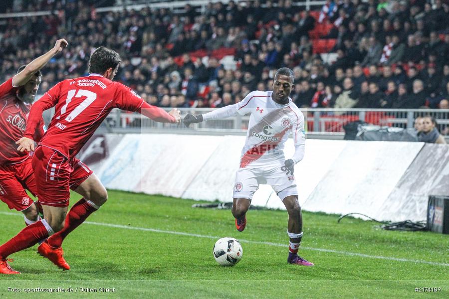 07.11.2016, Würzburg, flyeralarm Arena, 2. Bundesliga, FC St. Pauli, FC Würzburger Kickers - Bild-ID: 2174189