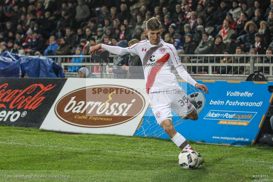 07.11.2016, Würzburg, flyeralarm Arena, 2. Bundesliga, FC St. Pauli, FC Würzburger Kickers - Bild-ID: 2174193