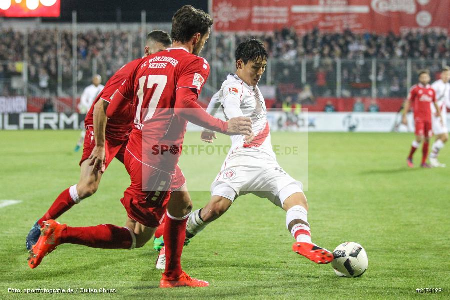 07.11.2016, Würzburg, flyeralarm Arena, 2. Bundesliga, FC St. Pauli, FC Würzburger Kickers - Bild-ID: 2174199