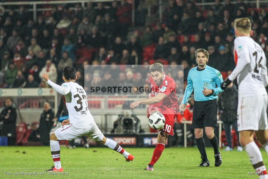 Nejmeddin Daghfous, 07.11.2016, Würzburg, flyeralarm Arena, Fussball, 2. Bundesliga, FC St. Pauli, FC Würzburger Kickers - Bild-ID: 2174253