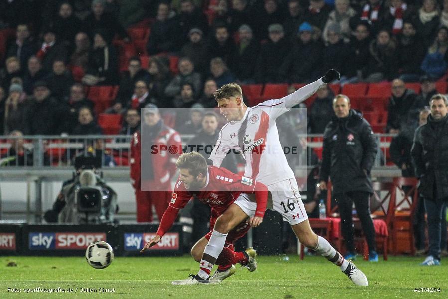 Marco Königs, Marc Hornschuh, 07.11.2016, Würzburg, flyeralarm Arena, Fussball, 2. Bundesliga, FC St. Pauli, FC Würzburger Kickers - Bild-ID: 2174254