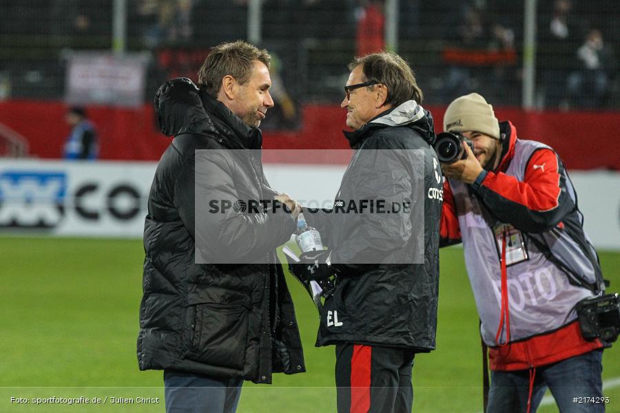 Ewald Lienen, Bernd Hollerbach, 07.11.2016, Würzburg, flyeralarm Arena, 2. Bundesliga, FC St. Pauli, FC Würzburger Kickers - Bild-ID: 2174293
