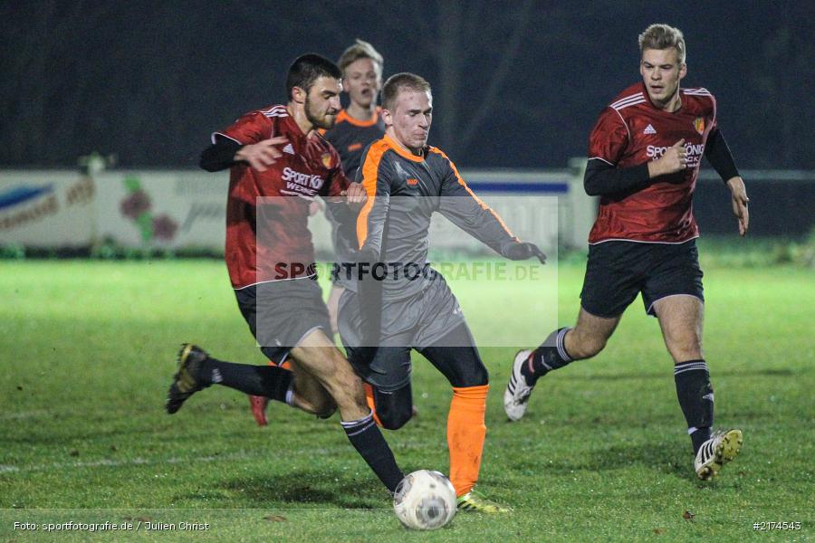 Jan Rottmann, Simon Kraus, 23.11.2016, Fussball, U19 Bezirksoberliga, JFG Werntal Kicker, JFG Kreis Karlstadt - Bild-ID: 2174543