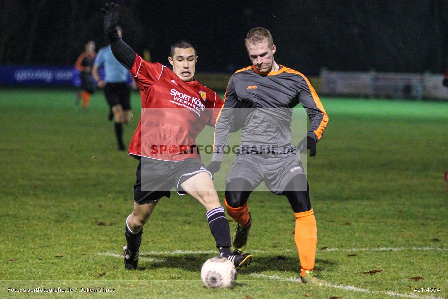 Simon Kraus, Jens Göbel, 23.11.2016, Fussball, U19 Bezirksoberliga, JFG Werntal Kicker, JFG Kreis Karlstadt - Bild-ID: 2174554