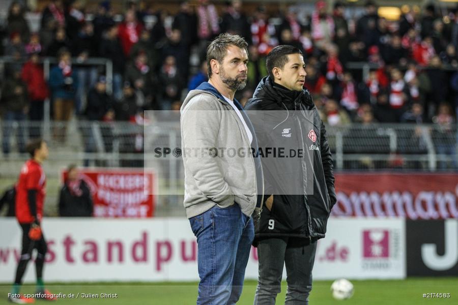 Amir Shapourzadeh, Bernd Hollerbach, Würzburg, flyeralarm Arena, 25.11.2016, Fussball, 2. Bundesliga, FC Erzgebirga Aue, FC Würzburger Kickers - Bild-ID: 2174583