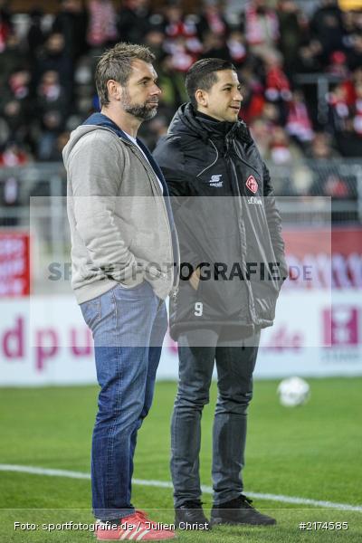 Amir Shapourzadeh, Bernd Hollerbach, Würzburg, flyeralarm Arena, 25.11.2016, Fussball, 2. Bundesliga, FC Erzgebirga Aue, FC Würzburger Kickers - Bild-ID: 2174585