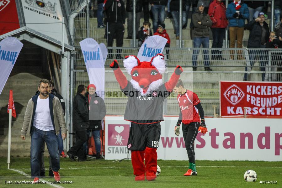 Kalle vom Dalle, Würzburg, flyeralarm Arena, 25.11.2016, Fussball, 2. Bundesliga, FC Erzgebirga Aue, FC Würzburger Kickers - Bild-ID: 2174602 Kalle vom Dalle, Würzburg, flyeralarm Arena, 25.11.2016, Fussball, 2. Bundesliga, FC Erzgebirga Aue, FC Würzburger Kickers - Bild-ID: 2174602