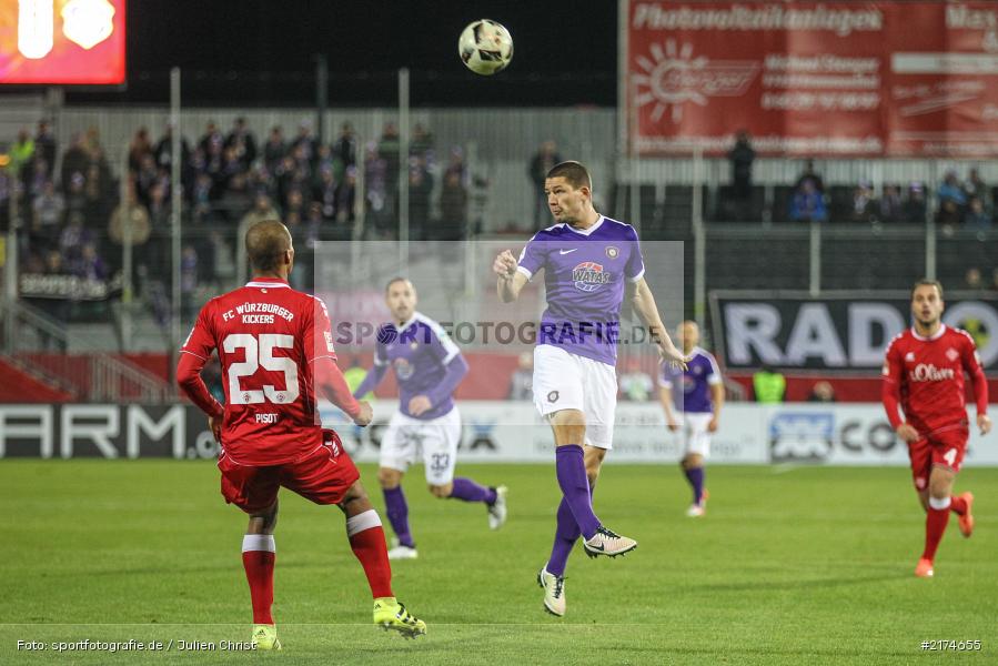 Adam Susac, Würzburg, flyeralarm Arena, 25.11.2016, Fussball, 2. Bundesliga, FC Erzgebirga Aue, FC Würzburger Kickers - Bild-ID: 2174655 Adam Susac, Würzburg, flyeralarm Arena, 25.11.2016, Fussball, 2. Bundesliga, FC Erzgebirga Aue, FC Würzburger Kickers - Bild-ID: 2174655