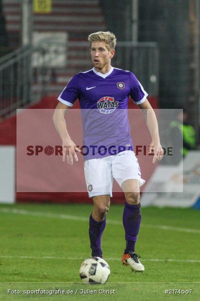Sebastian Hertner, Würzburg, flyeralarm Arena, 25.11.2016, Fussball, 2. Bundesliga, FC Erzgebirga Aue, FC Würzburger Kickers - Bild-ID: 2174667 Sebastian Hertner, Würzburg, flyeralarm Arena, 25.11.2016, Fussball, 2. Bundesliga, FC Erzgebirga Aue, FC Würzburger Kickers - Bild-ID: 2174667