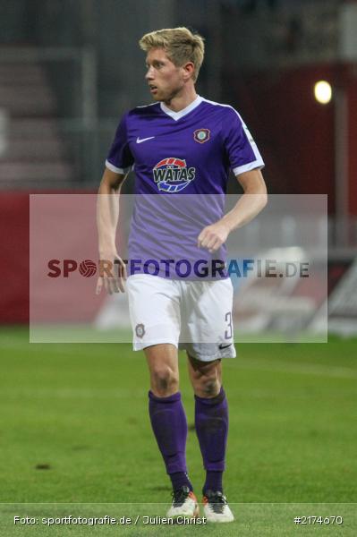 Sebastian Hertner, Würzburg, flyeralarm Arena, 25.11.2016, Fussball, 2. Bundesliga, FC Erzgebirga Aue, FC Würzburger Kickers - Bild-ID: 2174670