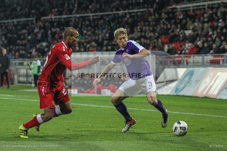 Sebastian Hertner, David Pisot, Würzburg, flyeralarm Arena, 25.11.2016, Fussball, 2. Bundesliga, FC Erzgebirga Aue, FC Würzburger Kickers - Bild-ID: 2174674 Sebastian Hertner, David Pisot, Würzburg, flyeralarm Arena, 25.11.2016, Fussball, 2. Bundesliga, FC Erzgebirga Aue, FC Würzburger Kickers - Bild-ID: 2174674