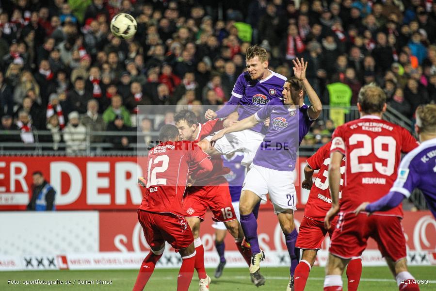 Adam Susac, Pascal Köpke, Würzburg, flyeralarm Arena, 25.11.2016, Fussball, 2. Bundesliga, FC Erzgebirga Aue, FC Würzburger Kickers - Bild-ID: 2174680 Adam Susac, Pascal Köpke, Würzburg, flyeralarm Arena, 25.11.2016, Fussball, 2. Bundesliga, FC Erzgebirga Aue, FC Würzburger Kickers - Bild-ID: 2174680