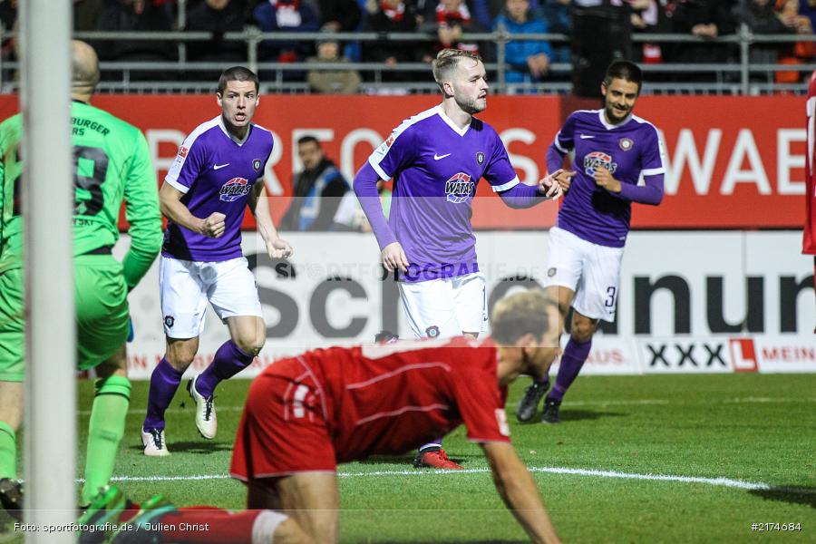 Pascal Köpke, Würzburg, flyeralarm Arena, 25.11.2016, Fussball, 2. Bundesliga, FC Erzgebirga Aue, FC Würzburger Kickers - Bild-ID: 2174684