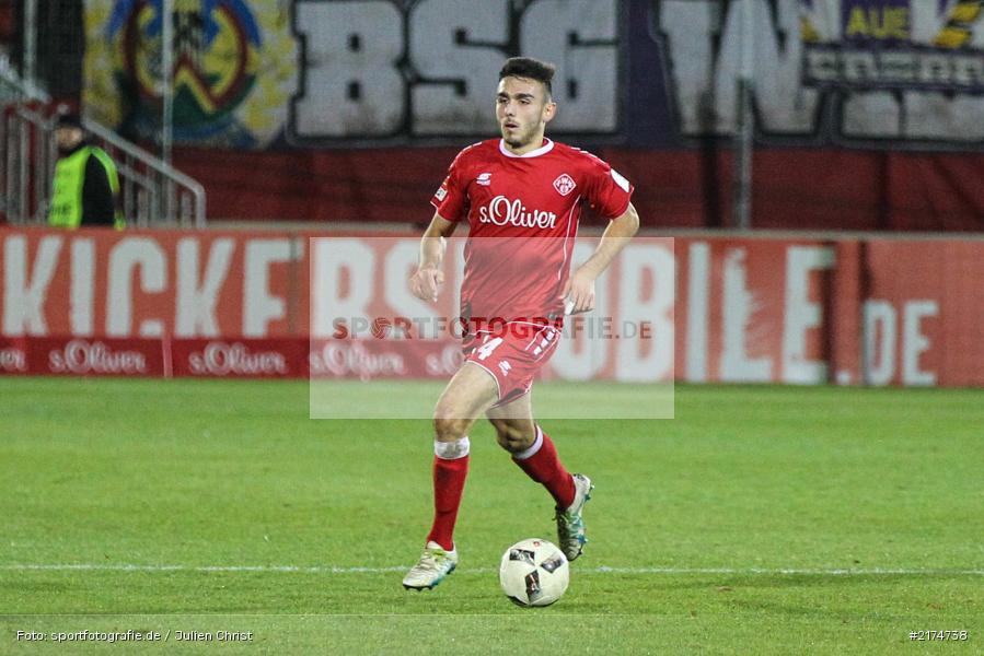 Würzburg, flyeralarm Arena, 25.11.2016, Fussball, 2. Bundesliga, FC Erzgebirga Aue, FC Würzburger Kickers - Bild-ID: 2174738