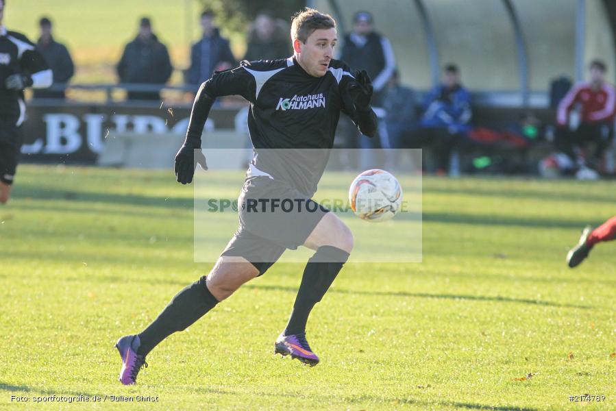 Manuel Römlein, TuS Röllbach, TSV Karlburg, Landesliga Nordwest, Fussball, 03.12.2016 - Bild-ID: 2174789