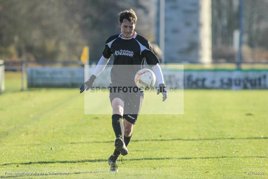 Tobias Wießmann, TuS Röllbach, TSV Karlburg, Landesliga Nordwest, Fussball, 03.12.2016 - Bild-ID: 2174805