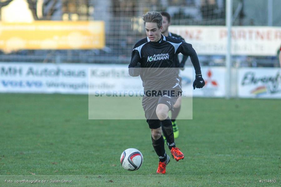 Dominik Bathon, TuS Röllbach, TSV Karlburg, Landesliga Nordwest, Fussball, 03.12.2016 - Bild-ID: 2174810