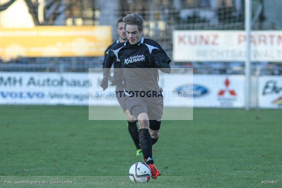 Dominik Bathon, TuS Röllbach, TSV Karlburg, Landesliga Nordwest, Fussball, 03.12.2016 - Bild-ID: 2174811