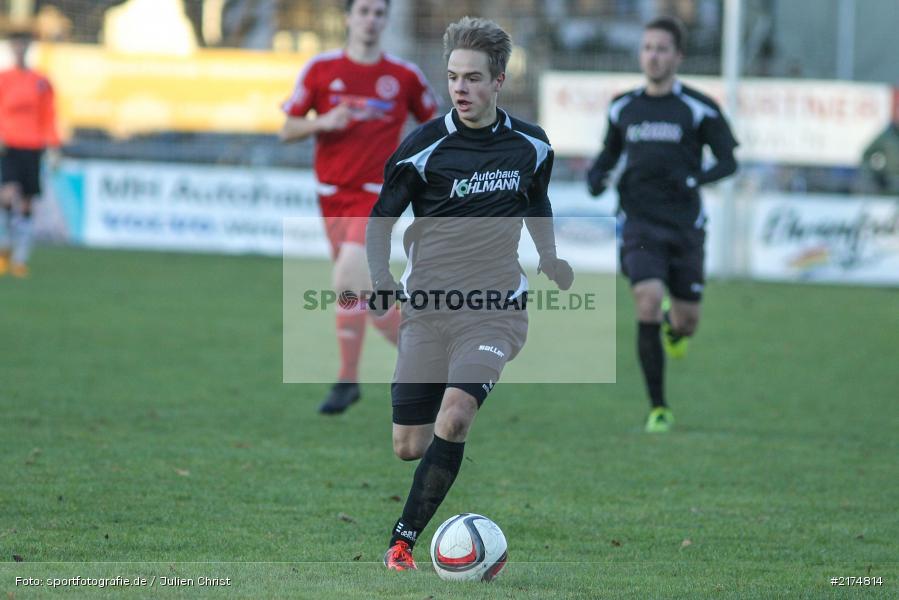 Dominik Bathon, TuS Röllbach, TSV Karlburg, Landesliga Nordwest, Fussball, 03.12.2016 - Bild-ID: 2174814