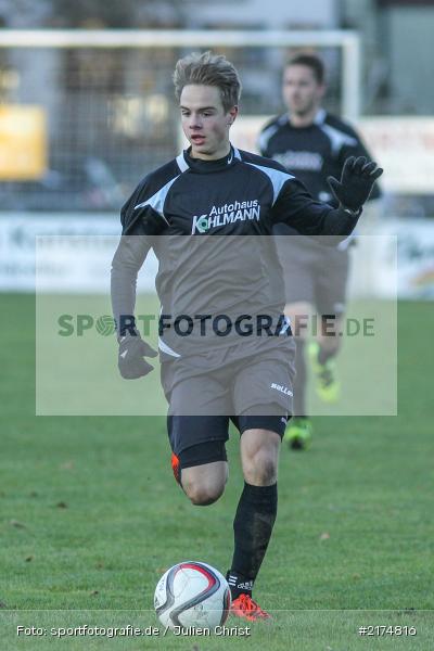 Dominik Bathon, TuS Röllbach, TSV Karlburg, Landesliga Nordwest, Fussball, 03.12.2016 - Bild-ID: 2174816
