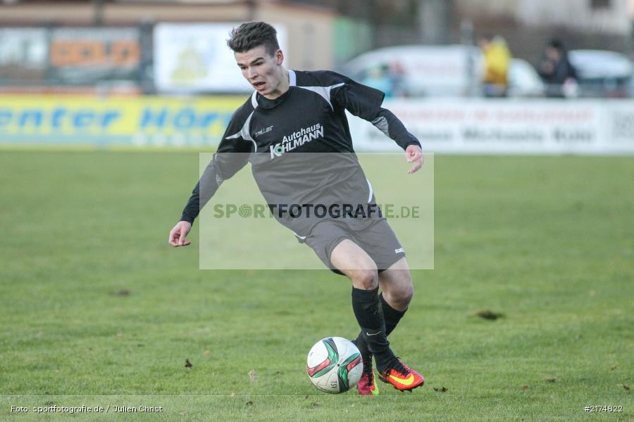 Jan Wabnitz, TuS Röllbach, TSV Karlburg, Landesliga Nordwest, Fussball, 03.12.2016 - Bild-ID: 2174822