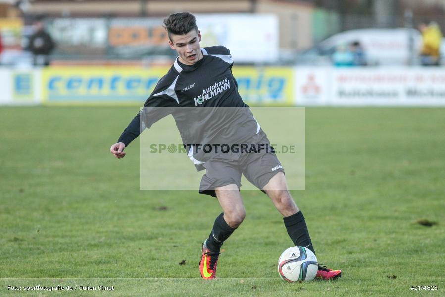 Jan Wabnitz, TuS Röllbach, TSV Karlburg, Landesliga Nordwest, Fussball, 03.12.2016 - Bild-ID: 2174823