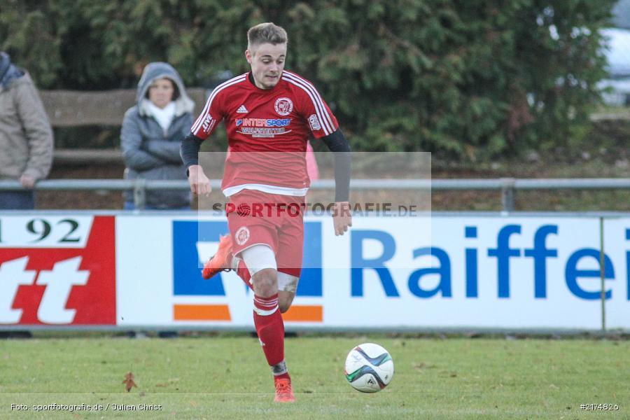 Till Link, TuS Röllbach, TSV Karlburg, Landesliga Nordwest, Fussball, 03.12.2016 - Bild-ID: 2174826