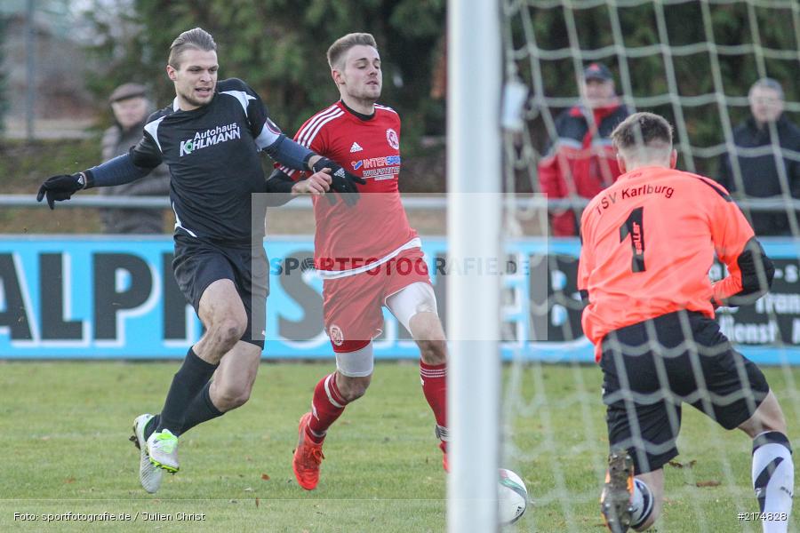 Marvin Schramm, Till Link, TuS Röllbach, TSV Karlburg, Landesliga Nordwest, Fussball, 03.12.2016 - Bild-ID: 2174828