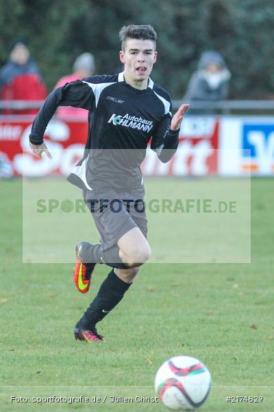 Jan Wabnitz, TuS Röllbach, TSV Karlburg, Landesliga Nordwest, Fussball, 03.12.2016 - Bild-ID: 2174829