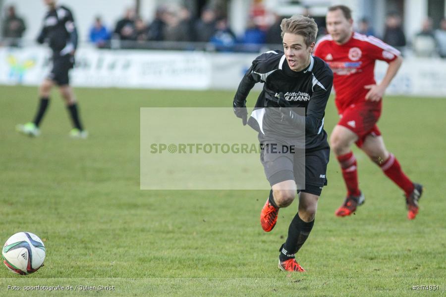 Dominik Bathon, TuS Röllbach, TSV Karlburg, Landesliga Nordwest, Fussball, 03.12.2016 - Bild-ID: 2174831 Dominik Bathon, TuS Röllbach, TSV Karlburg, Landesliga Nordwest, Fussball, 03.12.2016 - Bild-ID: 2174831