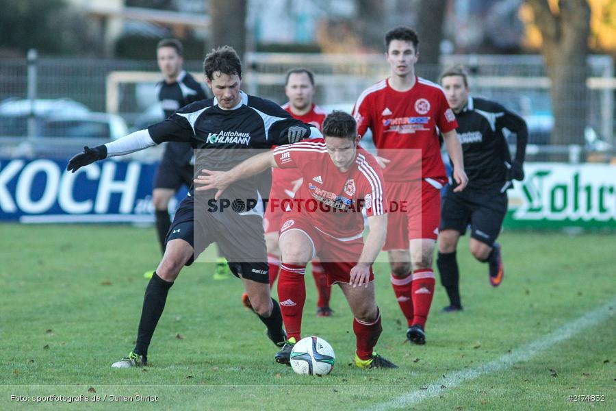 Rene Hagendorf, Tobias Wießmann, TuS Röllbach, TSV Karlburg, Landesliga Nordwest, Fussball, 03.12.2016 - Bild-ID: 2174832 Rene Hagendorf, Tobias Wießmann, TuS Röllbach, TSV Karlburg, Landesliga Nordwest, Fussball, 03.12.2016 - Bild-ID: 2174832