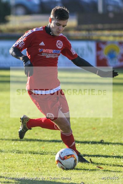 Marius Diwersi, TuS Röllbach, TSV Karlburg, Landesliga Nordwest, Fussball, 03.12.2016 - Bild-ID: 2174835 Marius Diwersi, TuS Röllbach, TSV Karlburg, Landesliga Nordwest, Fussball, 03.12.2016 - Bild-ID: 2174835