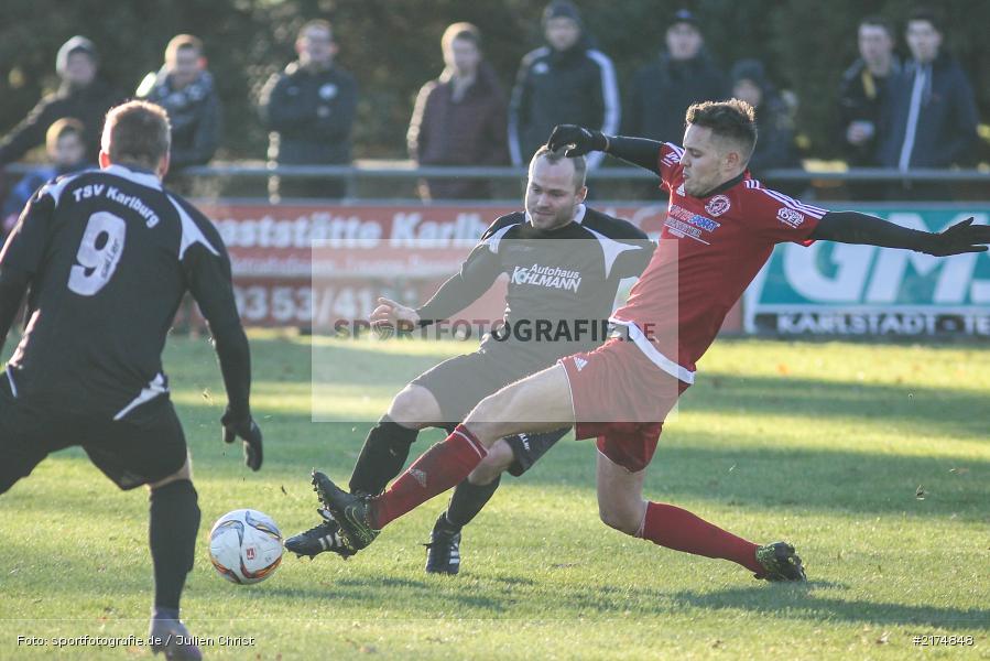 Marius Diwersi, Steffen Lehofer, TuS Röllbach, TSV Karlburg, Landesliga Nordwest, Fussball, 03.12.2016 - Bild-ID: 2174848 Marius Diwersi, Steffen Lehofer, TuS Röllbach, TSV Karlburg, Landesliga Nordwest, Fussball, 03.12.2016 - Bild-ID: 2174848