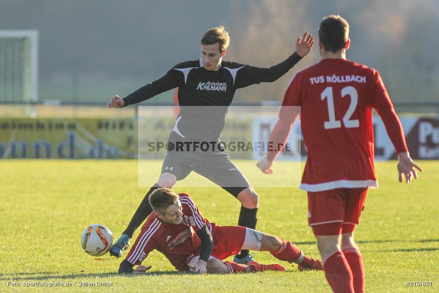 Marco Mehling, Till Link, TuS Röllbach, TSV Karlburg, Landesliga Nordwest, Fussball, 03.12.2016 - Bild-ID: 2174851 Marco Mehling, Till Link, TuS Röllbach, TSV Karlburg, Landesliga Nordwest, Fussball, 03.12.2016 - Bild-ID: 2174851