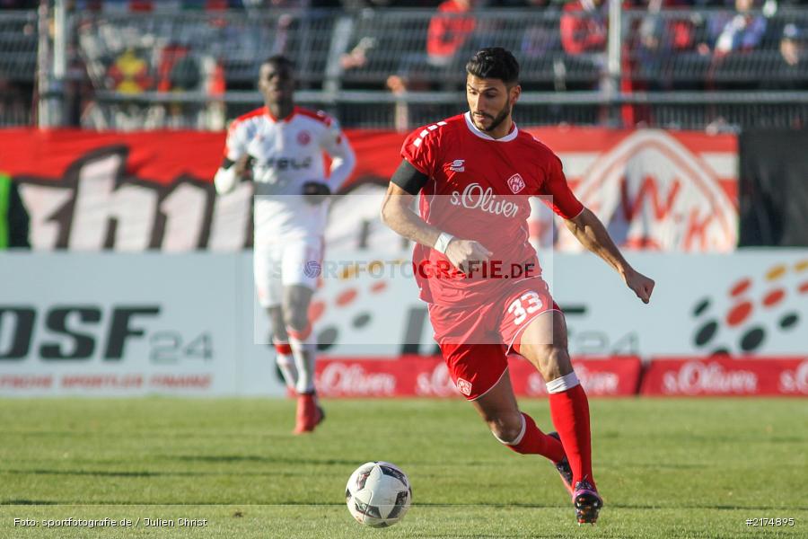 Elia Soriano, flyeralarm Arena, Fortuna Düsseldorf, FC Würzburger Kickers, 2. Bundesliga, 04.12.2016 - Bild-ID: 2174895