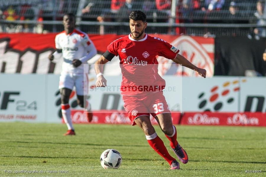 Kevin Akpoguma, Elia Soriano, flyeralarm Arena, Fortuna Düsseldorf, FC Würzburger Kickers, 2. Bundesliga, 04.12.2016 - Bild-ID: 2174899