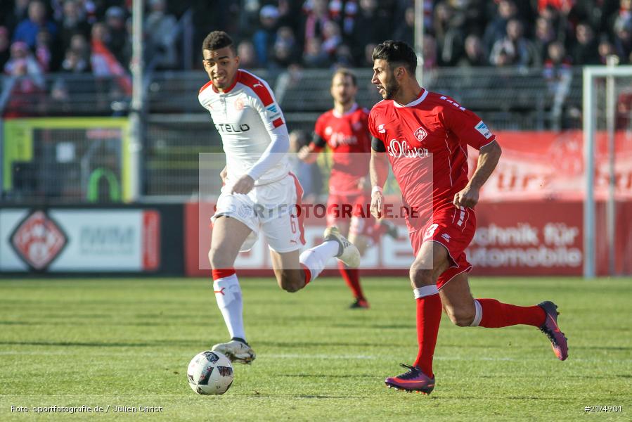 Elia Soriano, flyeralarm Arena, Fortuna Düsseldorf, FC Würzburger Kickers, 2. Bundesliga, 04.12.2016 - Bild-ID: 2174901